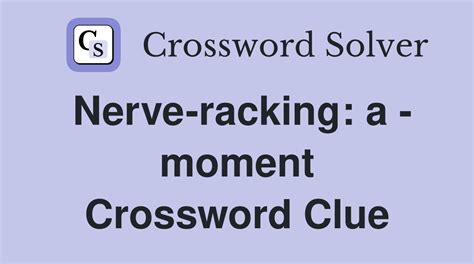 give me a moment crossword clue